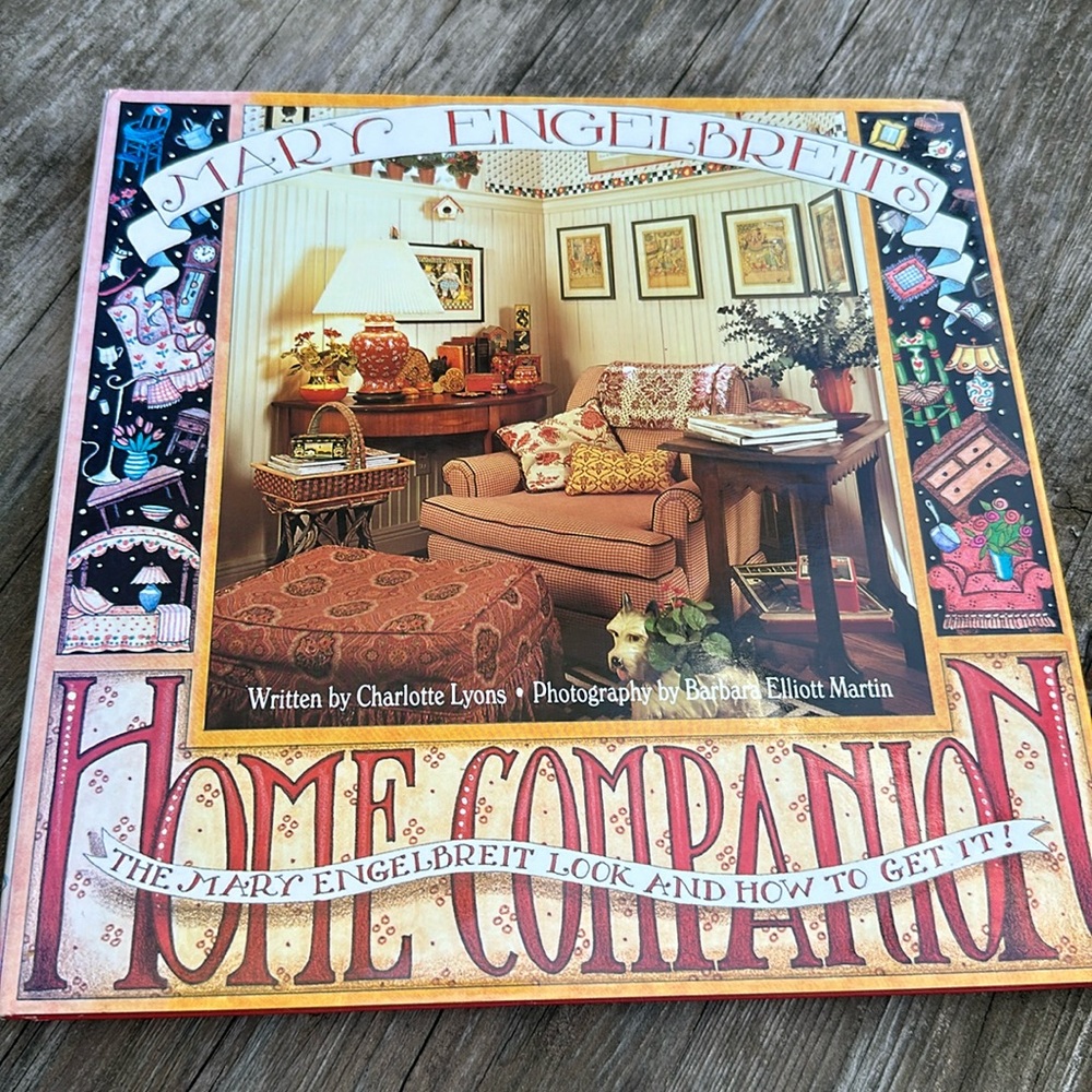 Mary Engelbreit Home Companion 1994 Vintage Decor Art Hardcover Book